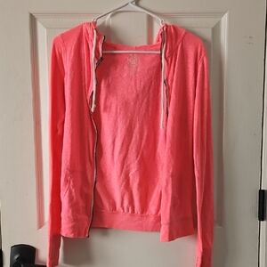 SO Coral Zip Hoodie